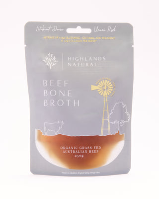 250g - ORGANIC GRASS-FED BEEF BONE BROTH